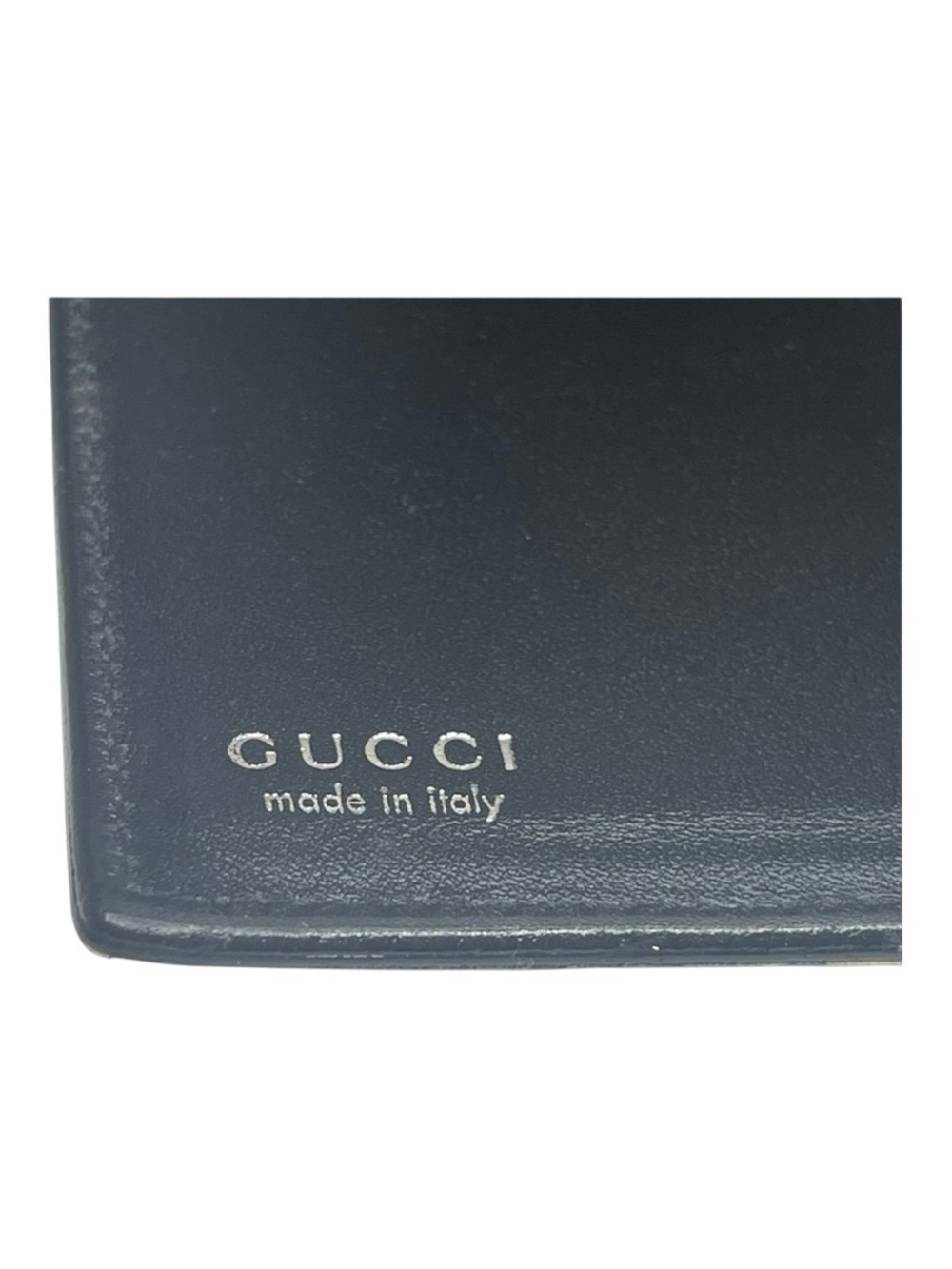 Vintage: Gucci ♛ Small Leather Daily Organizer Book ♛ Gold Logo Hardware Plaque - Picture 9 of 16
